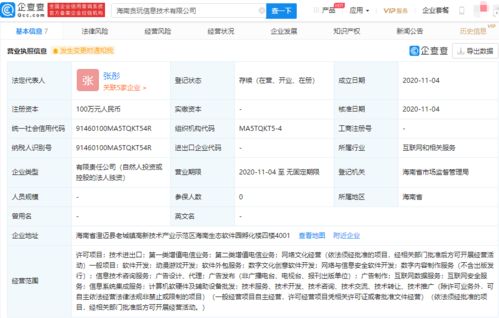贪玩蓝月海南布局新公司，动漫游戏开发与软件外包服务双轮驱动